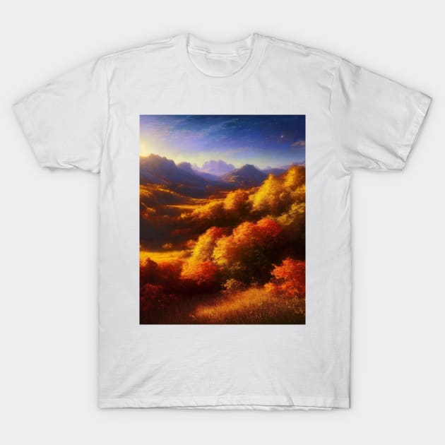 Sunrise T-Shirt by Fantasyscape